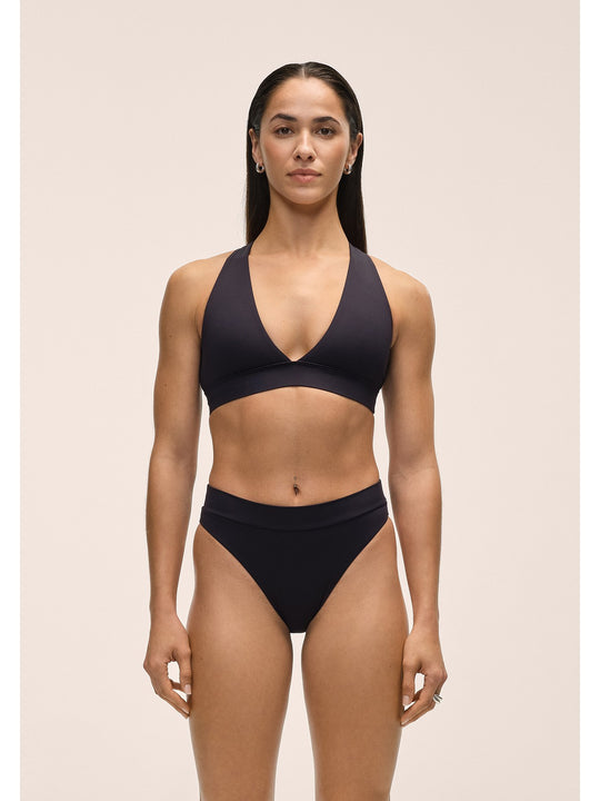 Stanik kąpielowy CASALL V-Neck Crossback Bikini Top kolor czarny
