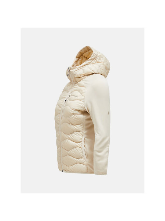 Damska kurtka puchowa Peak Performance W Helium Down Hybrid Hood beżowy
