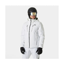 Kurtka narciarska męska HELLY HANSEN ALPHA 4.0 JACKET biała
