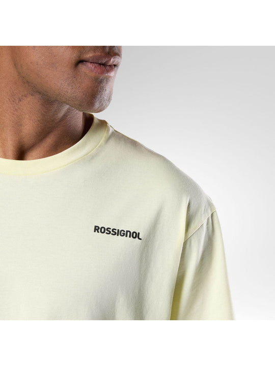 Koszulka męska ROSSIGNOL M Graphic Waterfall Tee żółta
