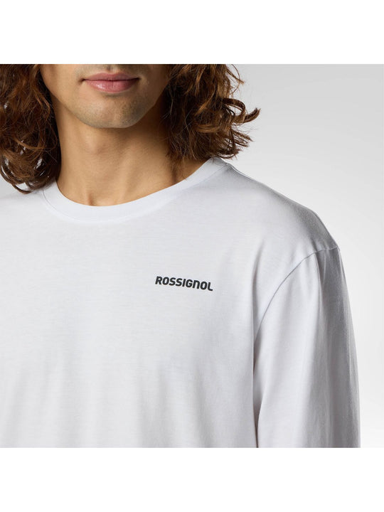 Koszulka męska ROSSIGNOL M Long Sleeve Tee biała
