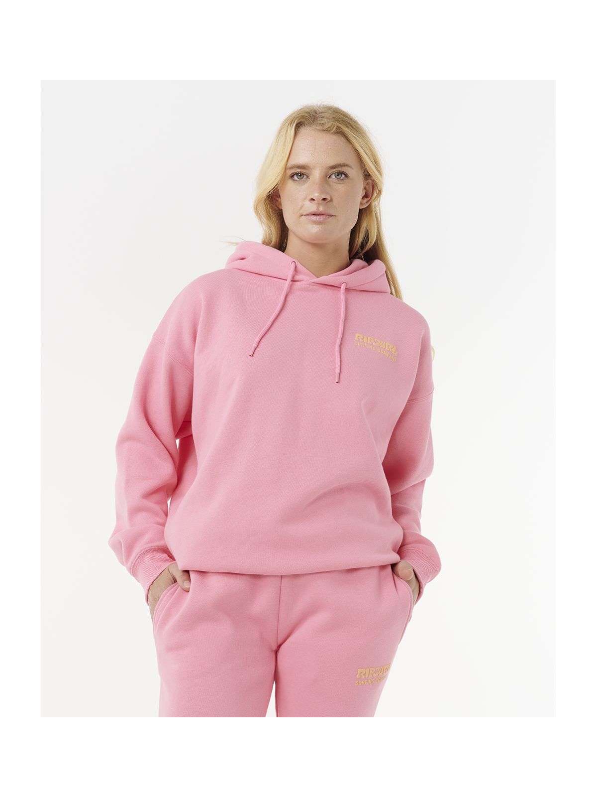 Spodnie RIP CURL SURF PUFF TRACK PANT różowe