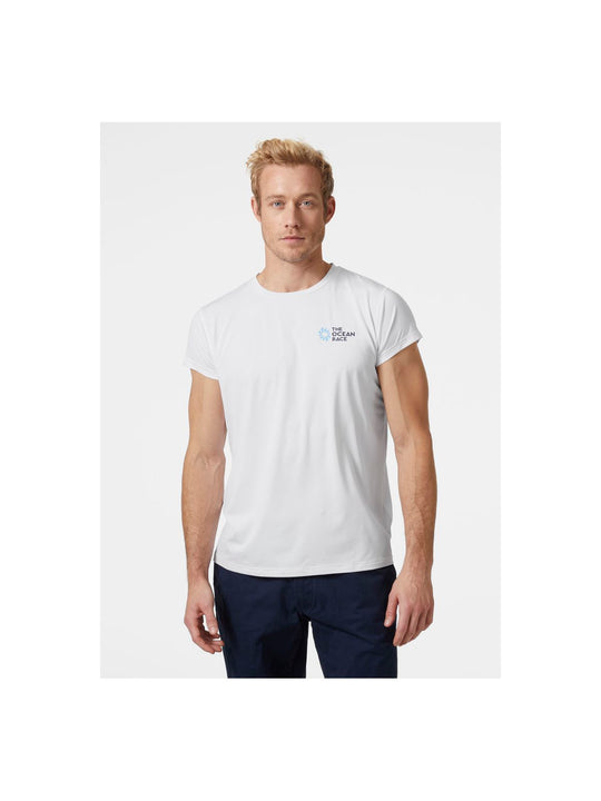 T-Shirt HELLY HANSEN The Ocean Race Unisex Tech Tee biały

