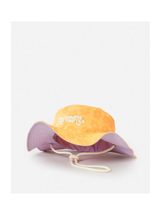 Kapelusz RIP CURL Mixed Revo Upf Bucket Hat-Girl pomarańczowy
