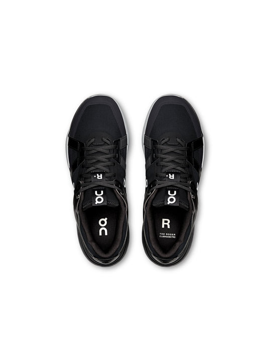 Buty do gry w tenisa On THE ROGER Clubhouse Pro czarny
