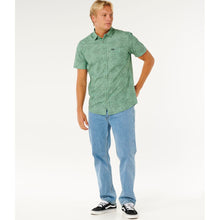 Koszula męska RIP CURL Hypno Micro S/S Shirt zielona
