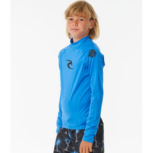 Lycra RIP CURL Brand Wave Upf L/S Boy niebieski
