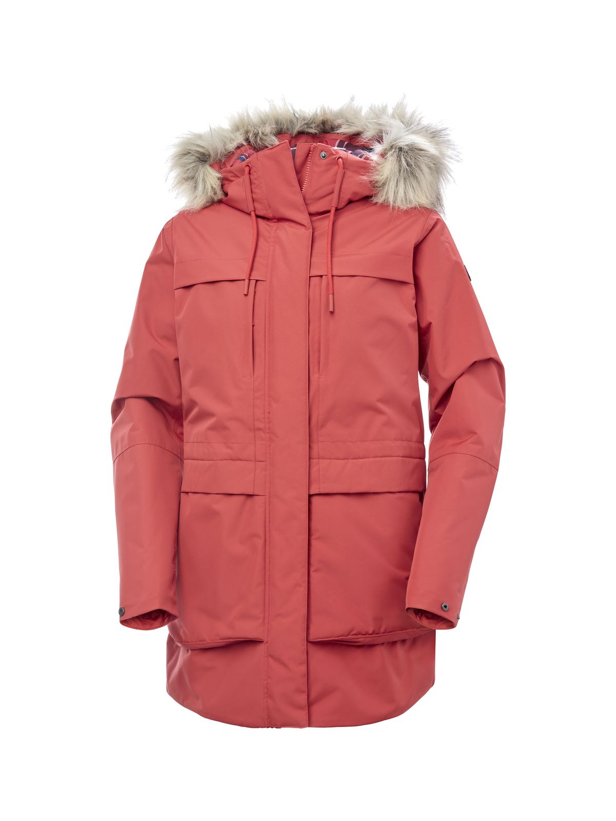 Kurtka Helly Hansen W Coastal Parka czerwony