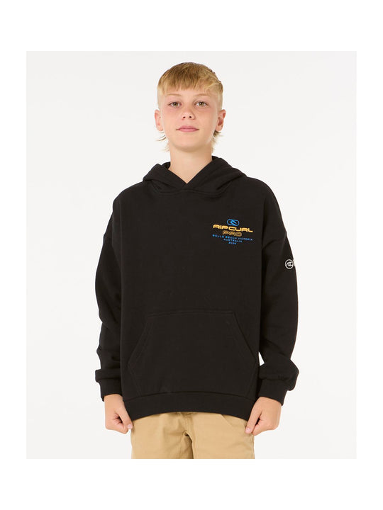 Bluza RIP CURL Rip Curl Pro 25 Hood-Kid czarny - Adventure Sports
