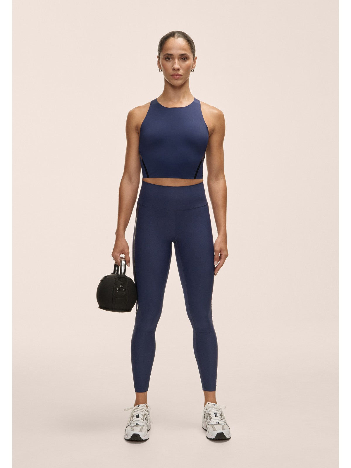 Top damski treningowy Casall Sculpture Top niebieski