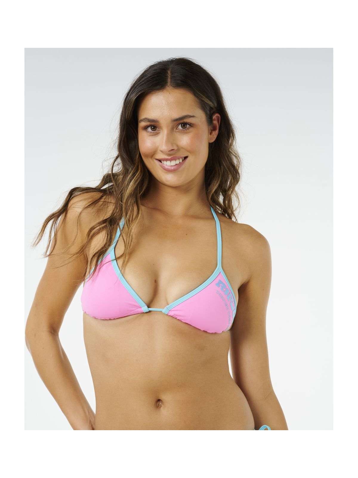 Stanik damski RIP CURL Surf Puff Sliding Tri różowy