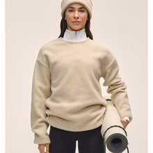 Bluza damska CASALL Sherpa Long Sleeve Crew kolor beżowy
