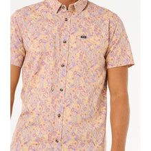 Koszula sportowa męska RIP CURL Floral Reef S/S Shirt fioletowy
