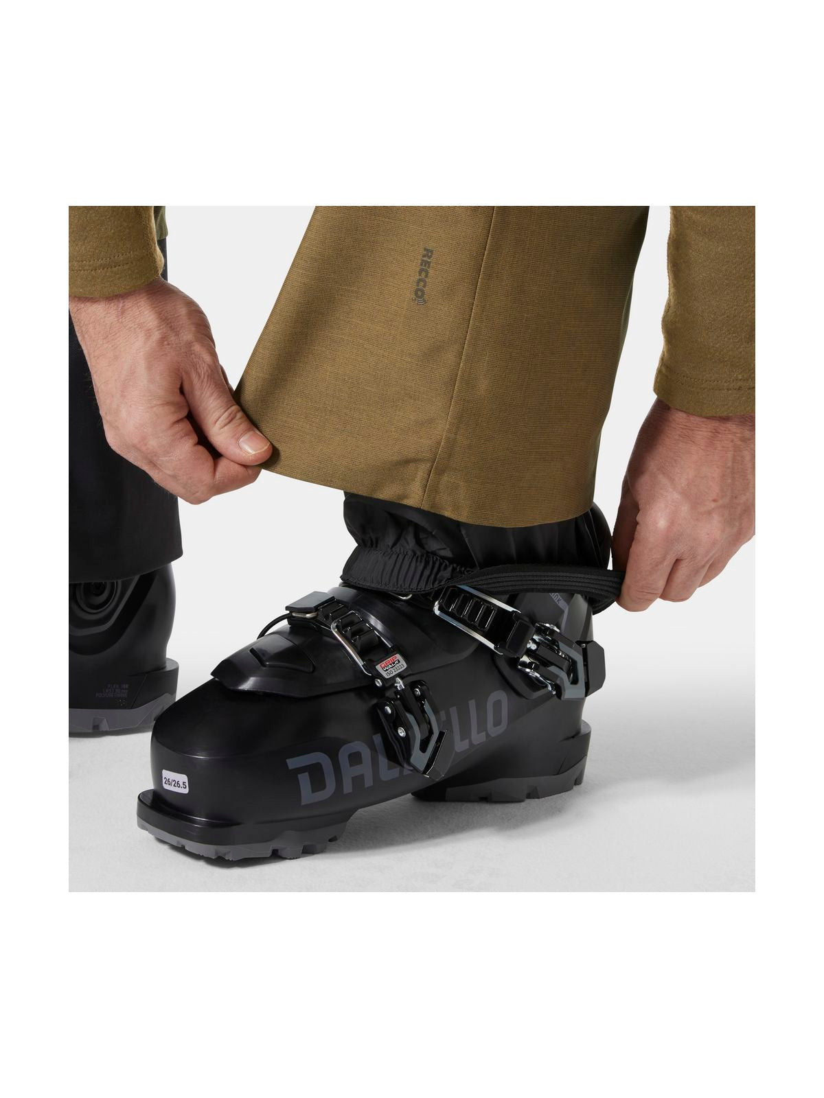 Spodnie narciarskie męskie HELLY HANSEN GARIBALDI 2.0 PANT brązowe