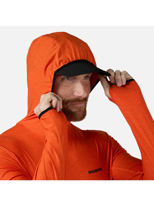 Bluza męska ROSSIGNOL Westweg Sun Hoodie złota - Adventure Sports
