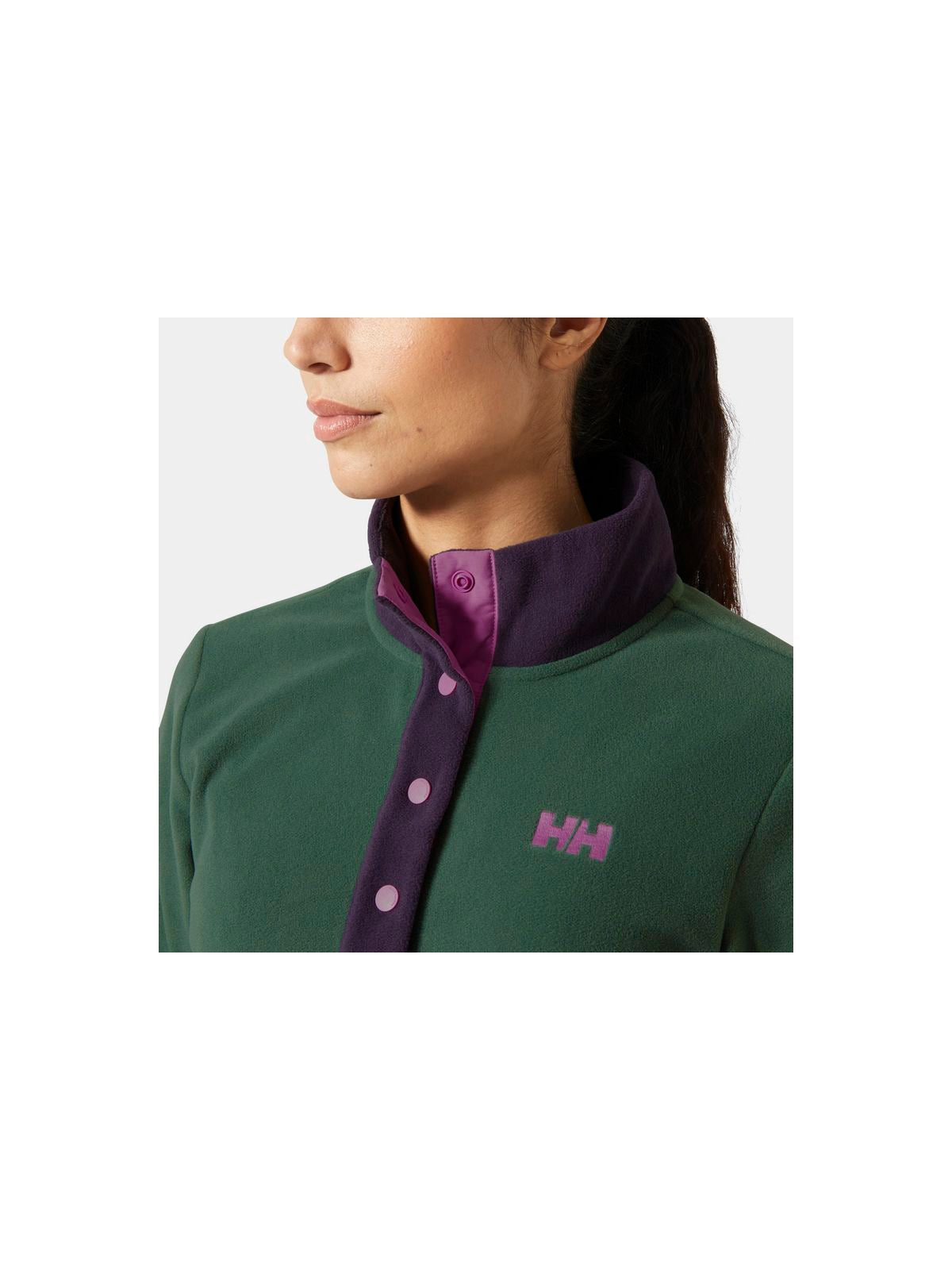 Bluza damska HELLY HANSEN W Daybreaker Snap Pullover kolor czarny