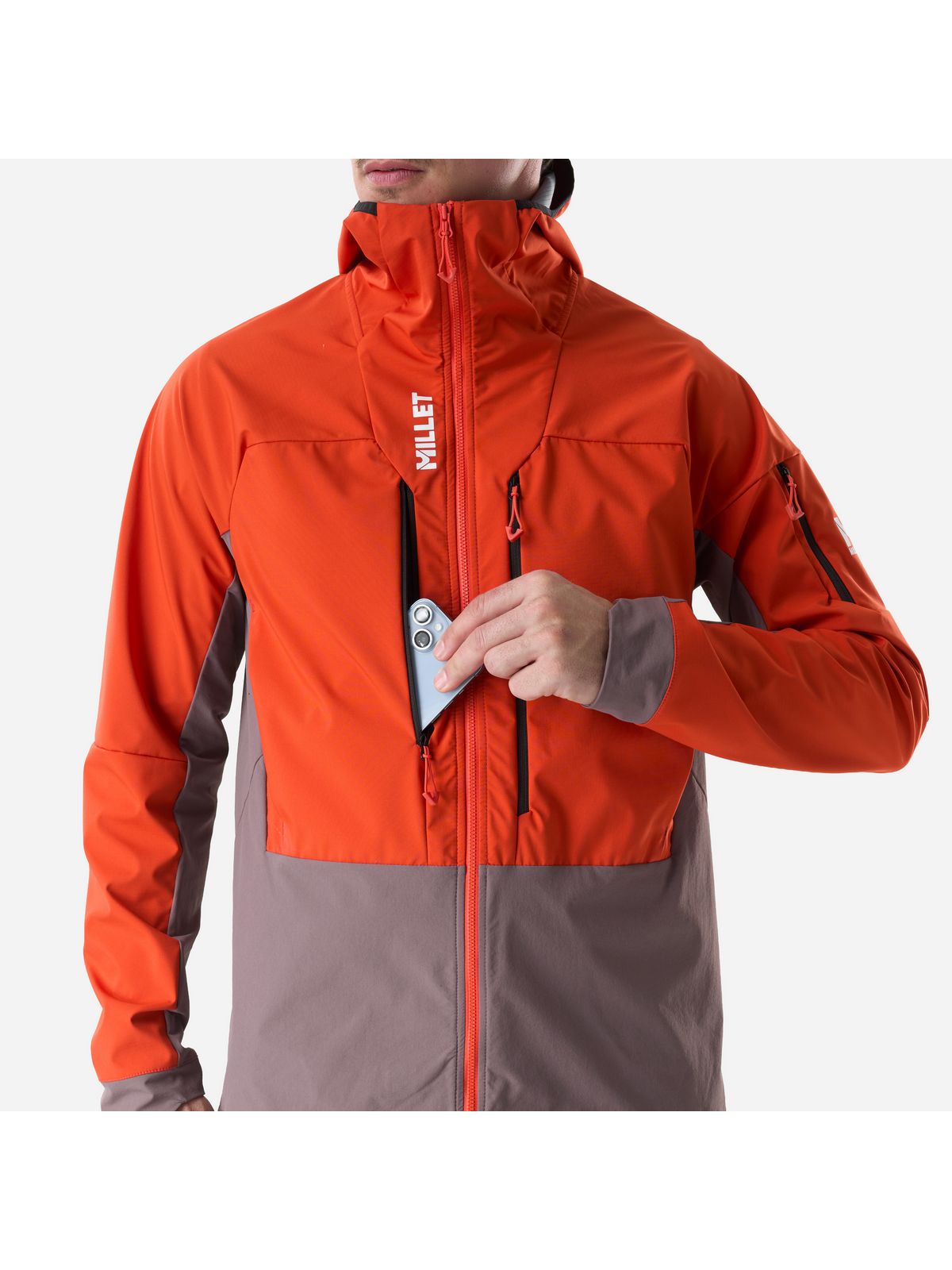 Kurtka męska MILLET M M White Shield Jkt M czerwona