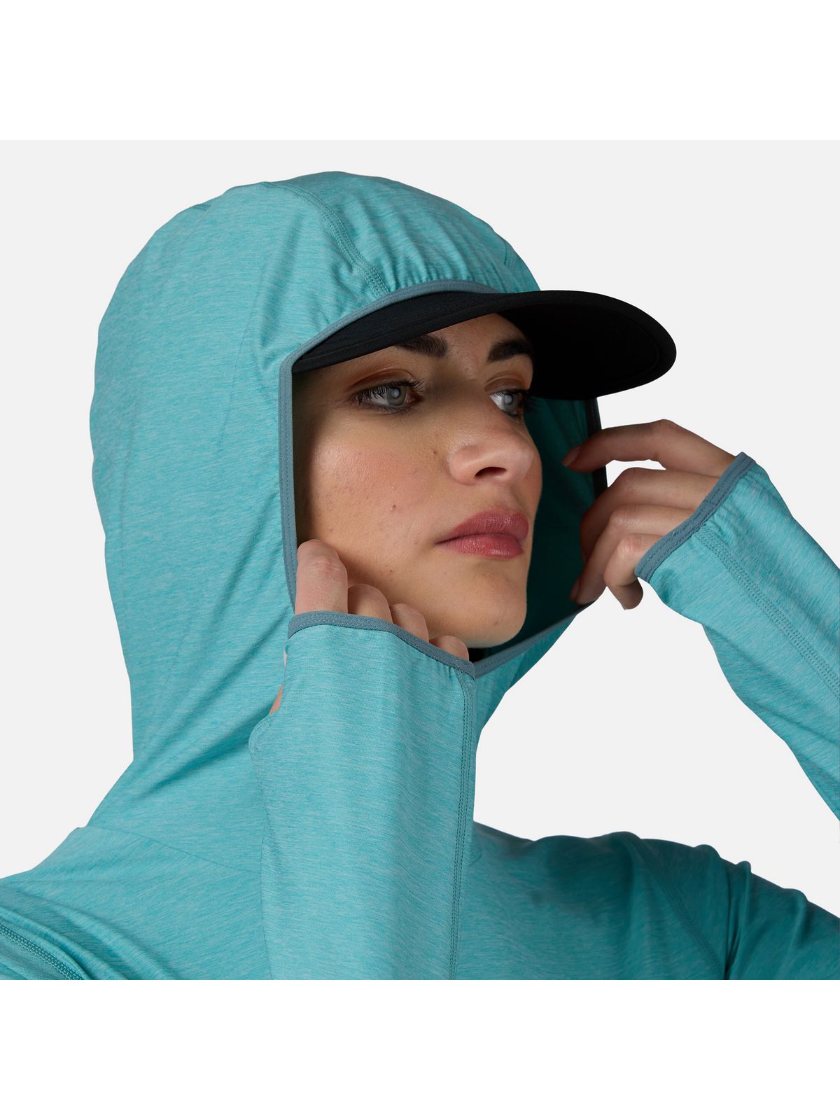 Bluza damska ROSSIGNOL W Westweg Sun Hoodie niebieska - Adventure Sports