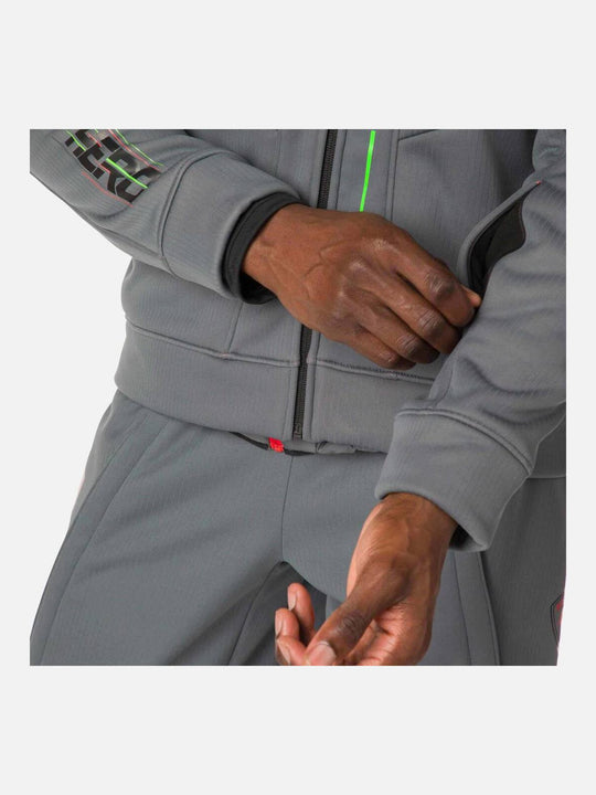 Kurtka softshell ROSSIGNOL Racing Jacket Adult - szary
