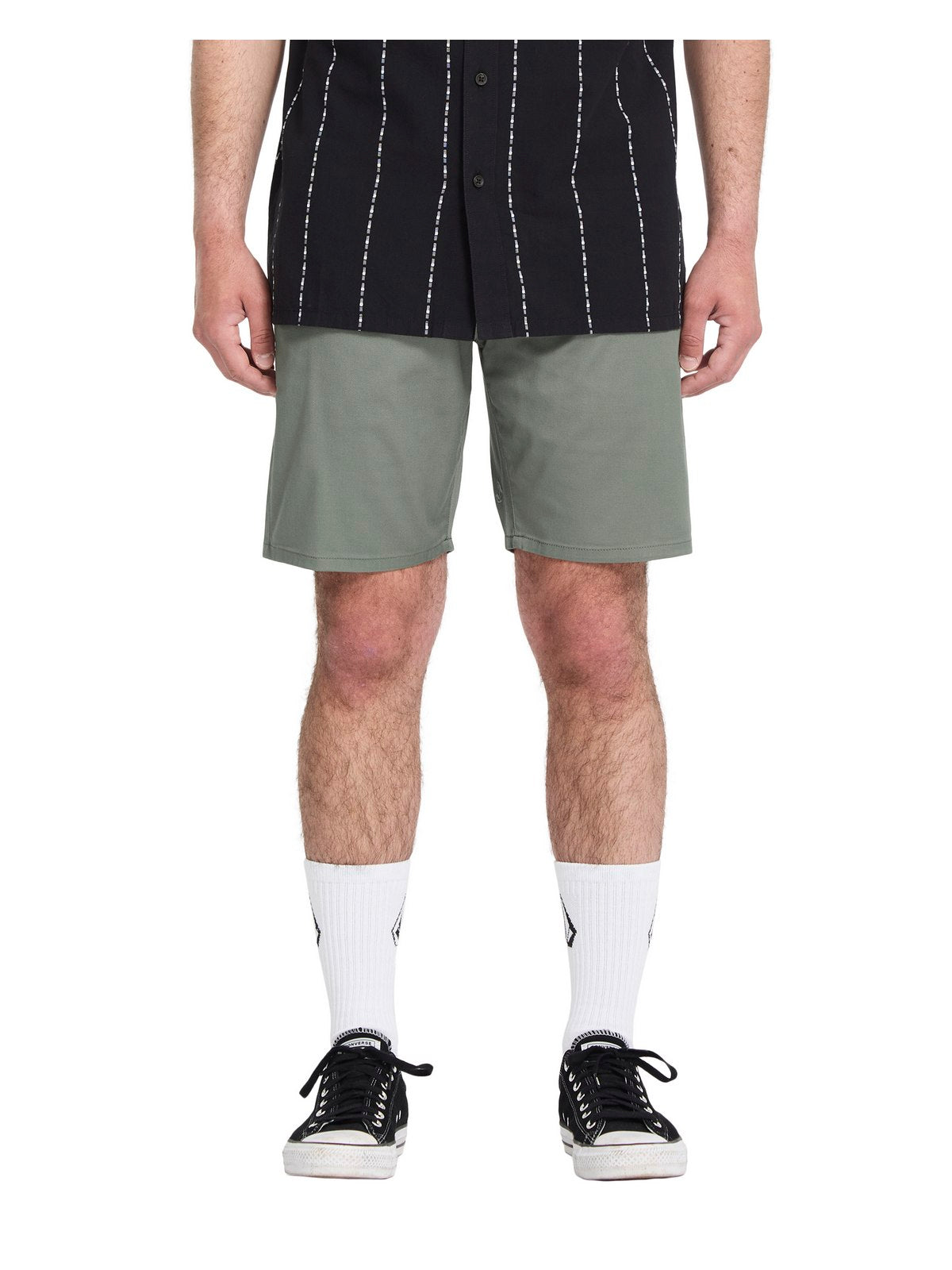 Szorty męskie VOLCOM Frickin Mdrn Stch 19 zielony