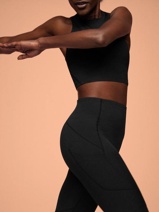 Legginsy ON RUNNING Movement 3/4 Tights czarny
