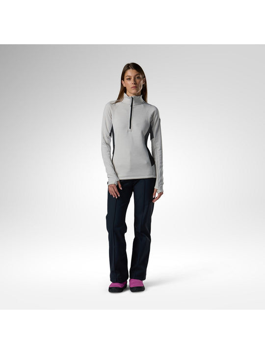Bluza damska ROSSIGNOL W Premium Half Zip Fleece biała
