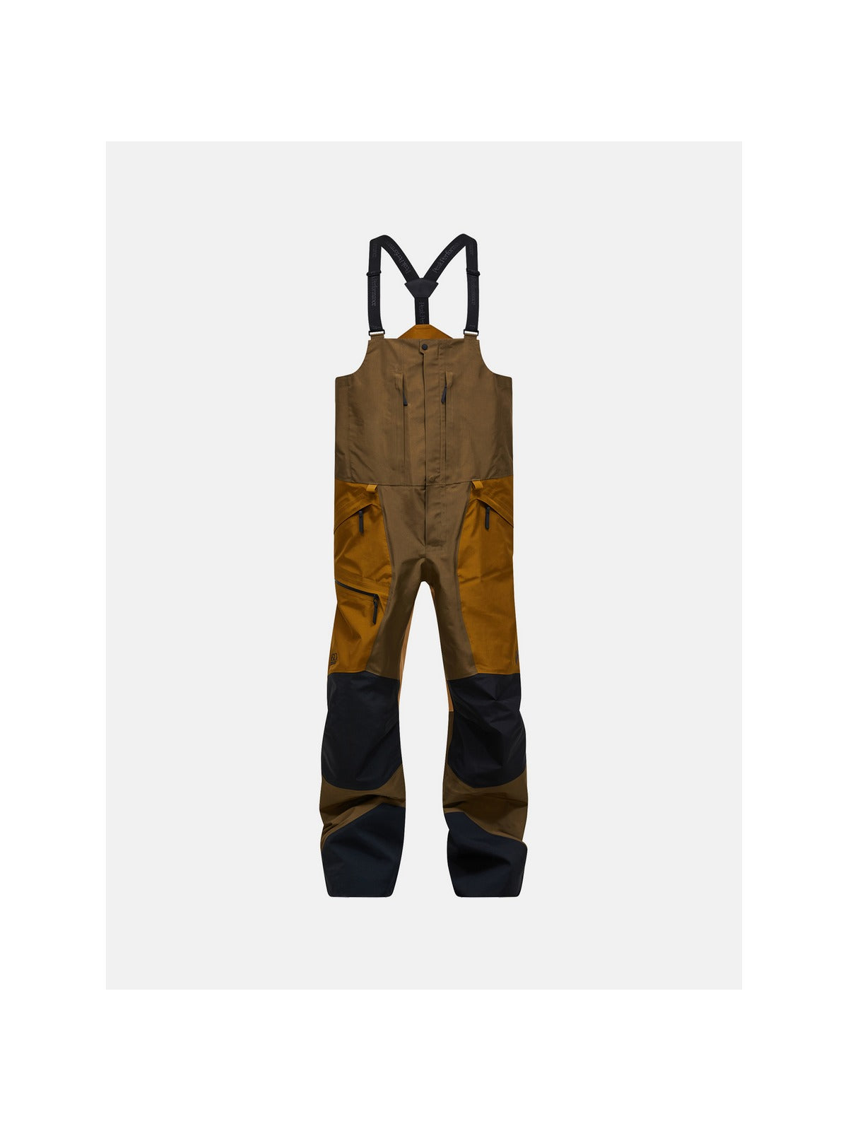 Spodnie PEAK PERFORMANCE M Vertical Gore-Tex Pro Bib Pants brązowy