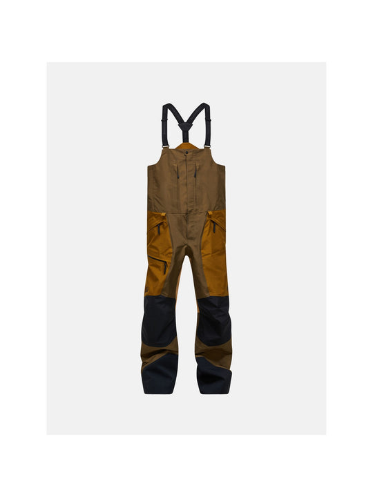 Spodnie PEAK PERFORMANCE M Vertical Gore-Tex Pro Bib Pants brązowy
