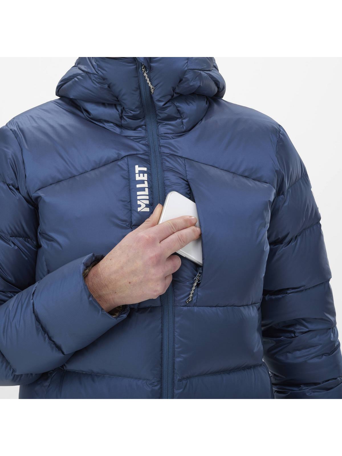 Kurtka MILLET W Kamet Pro Down Hoodie granatowy