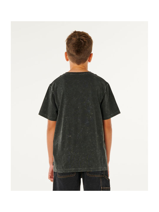 Koszulka chłopięca RIP CURL Eternal Shred Wash Tee-Boy czarna
