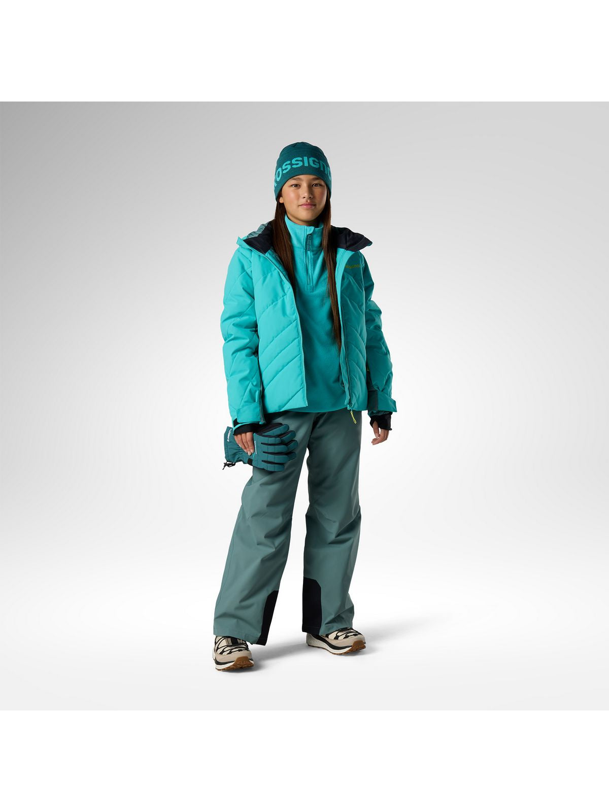 Spodnie narciarskie juniorskie ROSSIGNOL Girl Insulated Ski Pant zielone