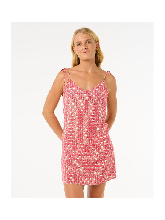 Sukienka RIP CURL Cala Mayor Mini Tie Dress czerwony
