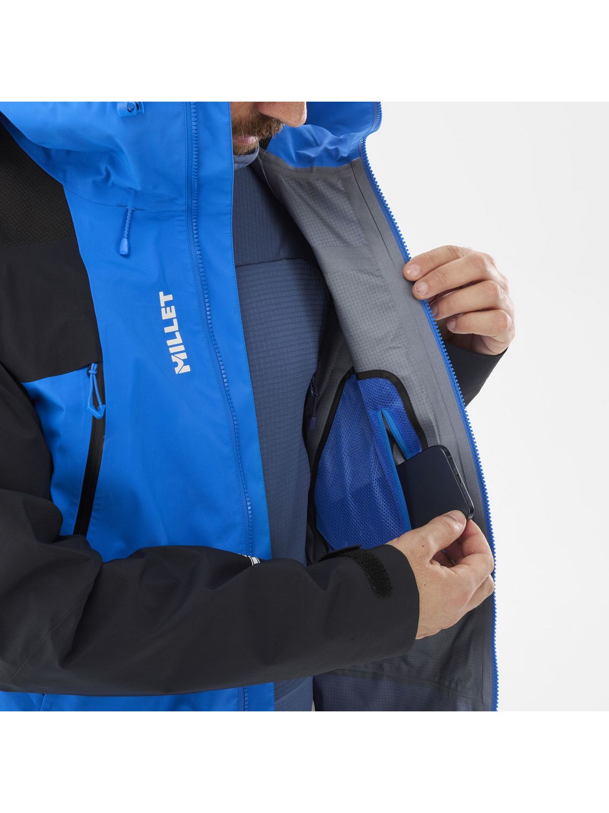 Kurtka męska MILLET Kamet Gtx Pro Jkt M niebieska