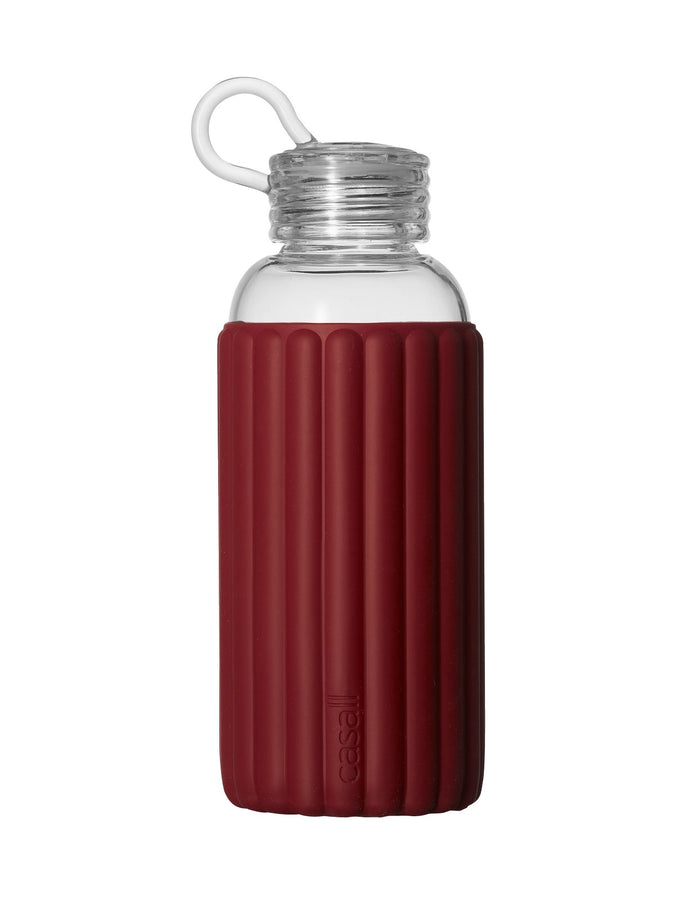 Bidon CASALL Sthlm Glass Bottle 0,5L czerwony