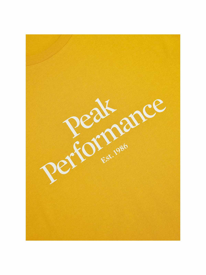 T-Shirt Peak Performance W Original Tee żółty