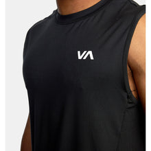 Top RVCA Sport Vent Muscle czarny - Adventure Sports
