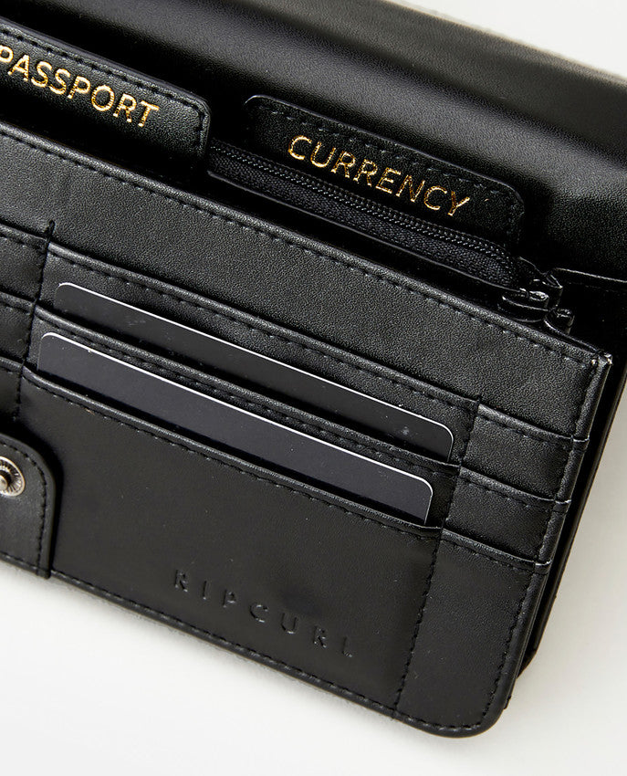 Portfel RIP CURL HULA TRAVEL WALLET czarny - TU - Adventure Sports