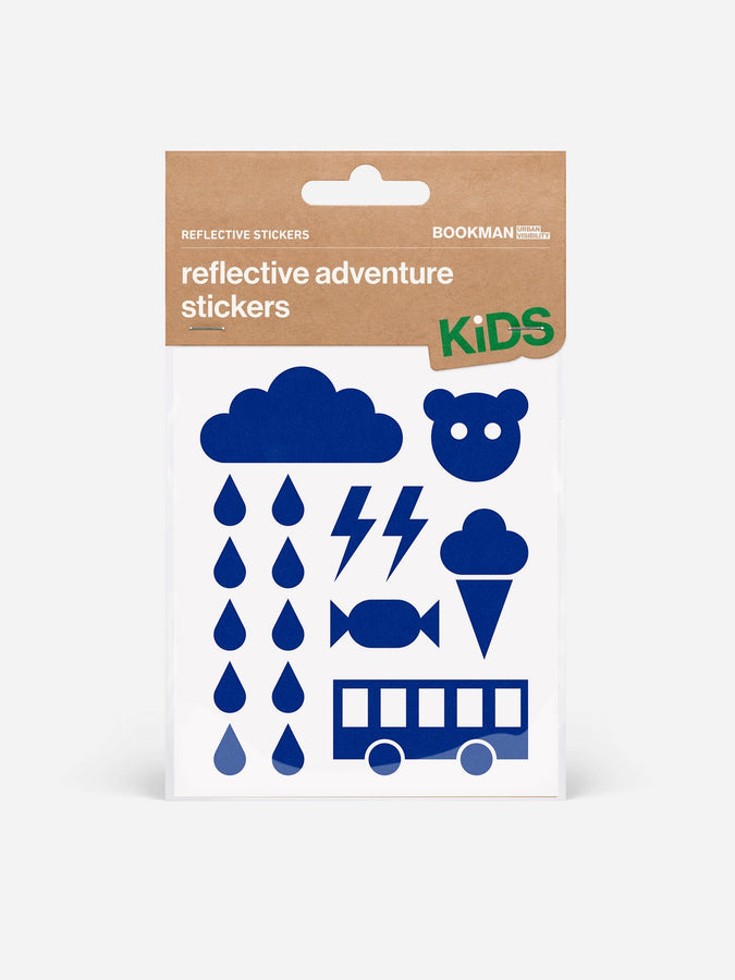 Naklejki odblaskowe BOOKMAN Reflective Stickers Adventure niebieski