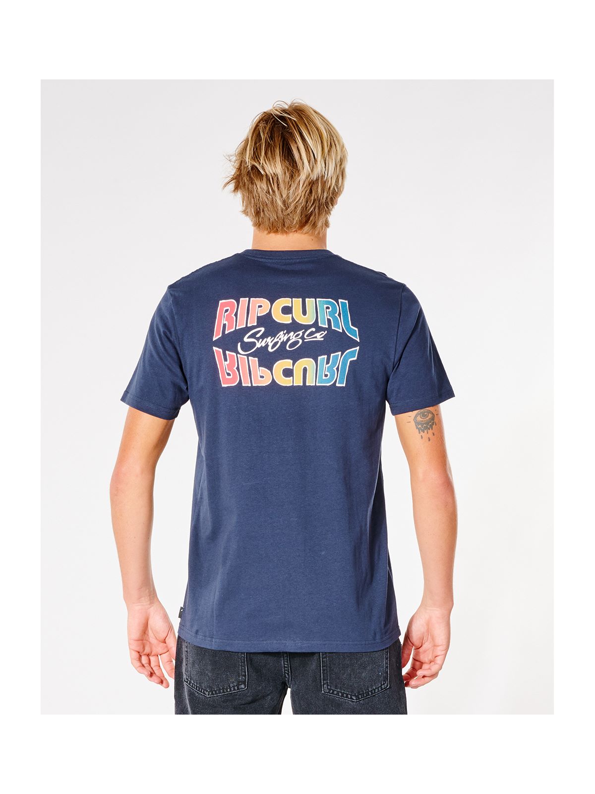T-Shirt RIP CURL Surf Revival Inverted Tee - granatowy