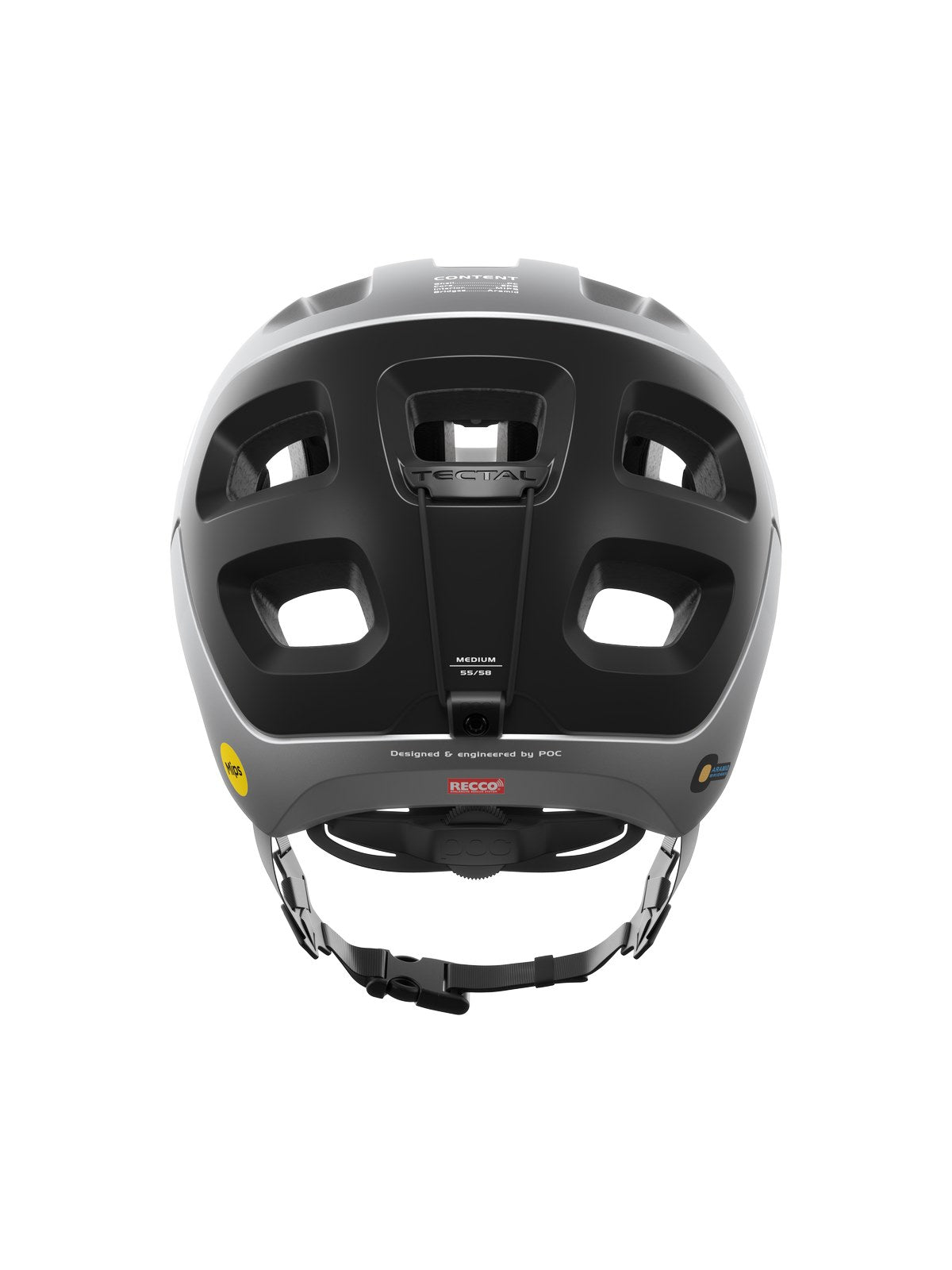 Kask rowerowy POC Tectal Race MIPS szary