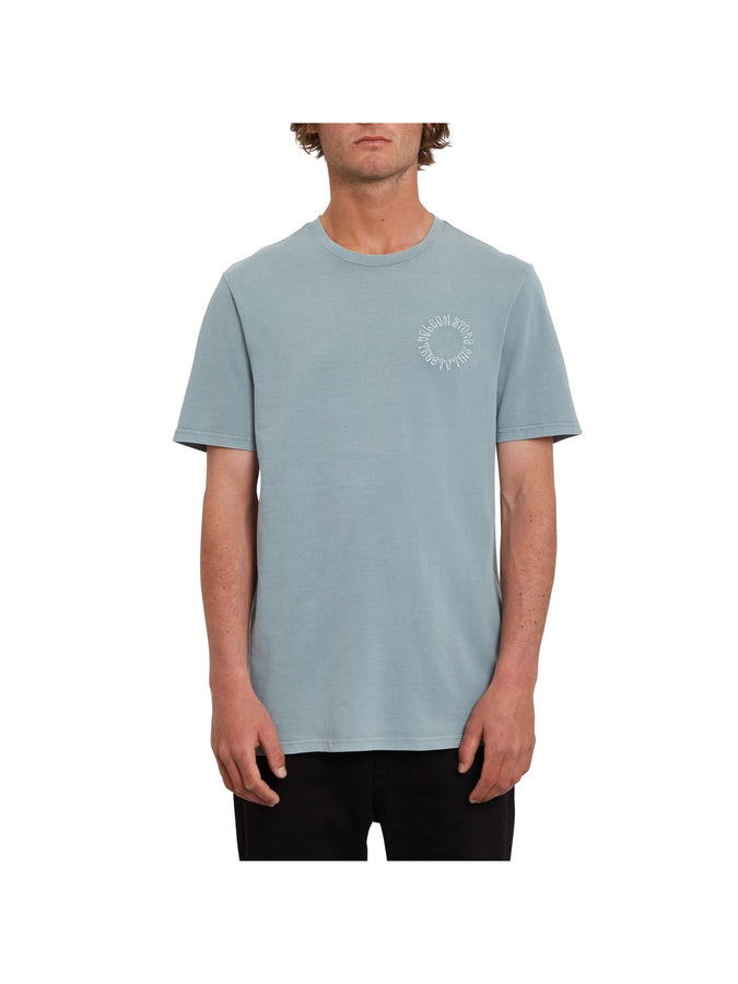 T-Shirt Volcom Circle Emb Ss Tee - niebieski