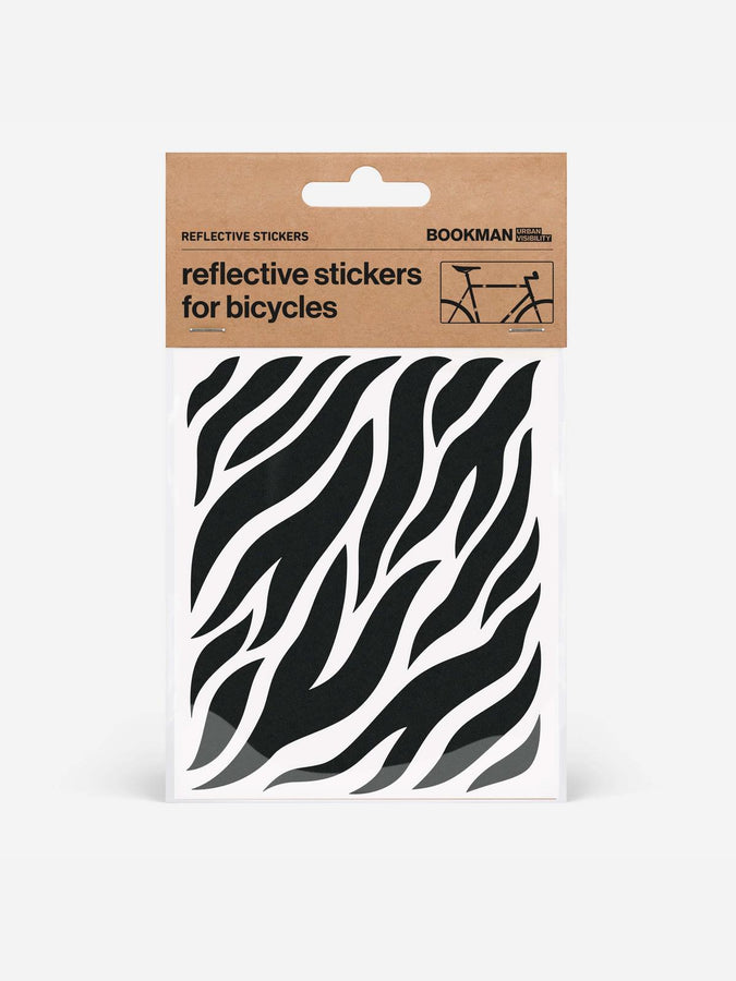 Naklejki odblaskowe BOOKMAN Reflective Stickers Zebra czarny