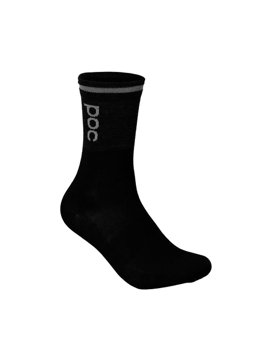 Skarpety rowerowe POC Thermal Sock Mid czarny
