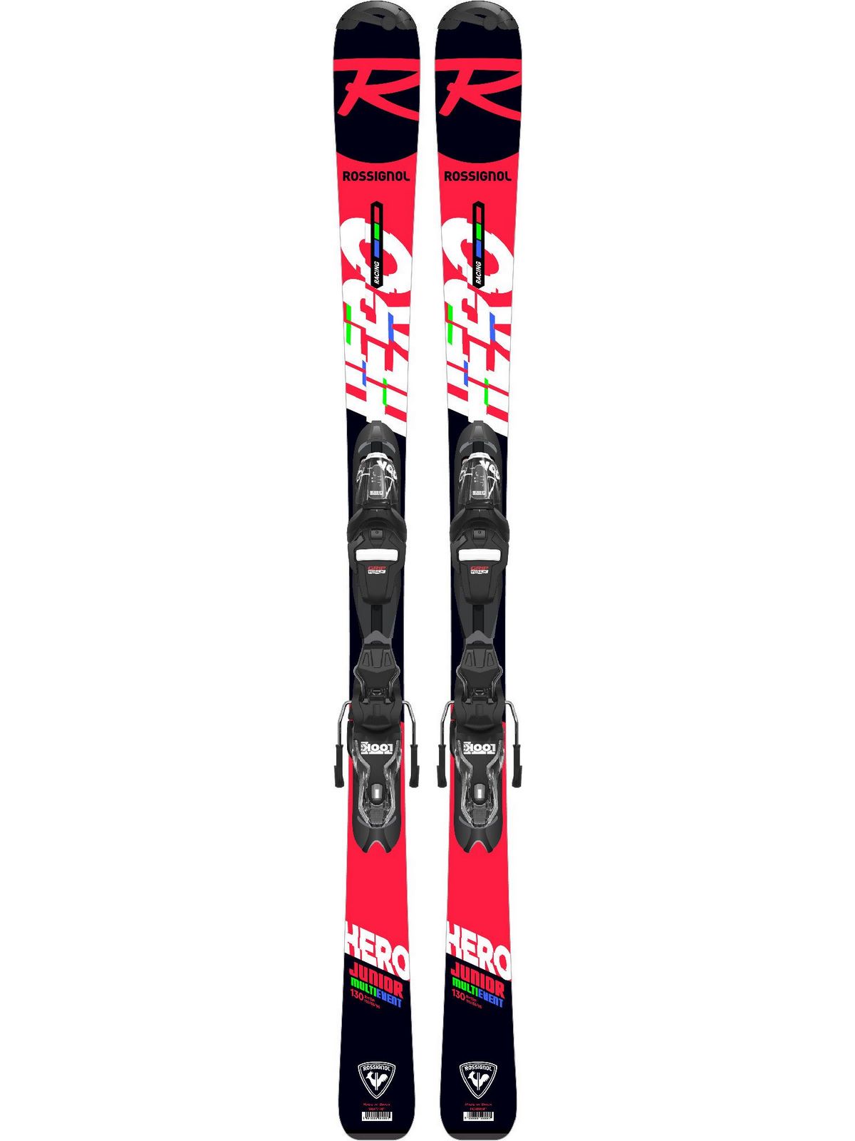 Narty ROSSIGNOL HERO JR + wiązania LOOK XPRESS 7 GW BLACK - Adventure Sports