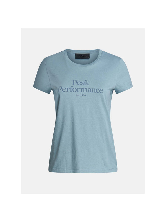 T Shirt Peak Performance W Original Tee - niebieski