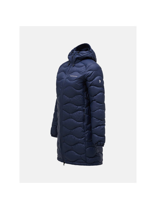 Kurtka puchowa Peak Performance W Helium Down Parka granatowy
