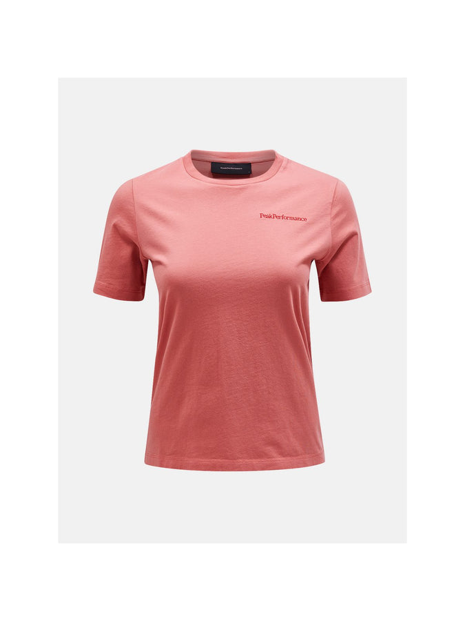 T-Shirt Peak Performance W Original Small Logo Tee różowy