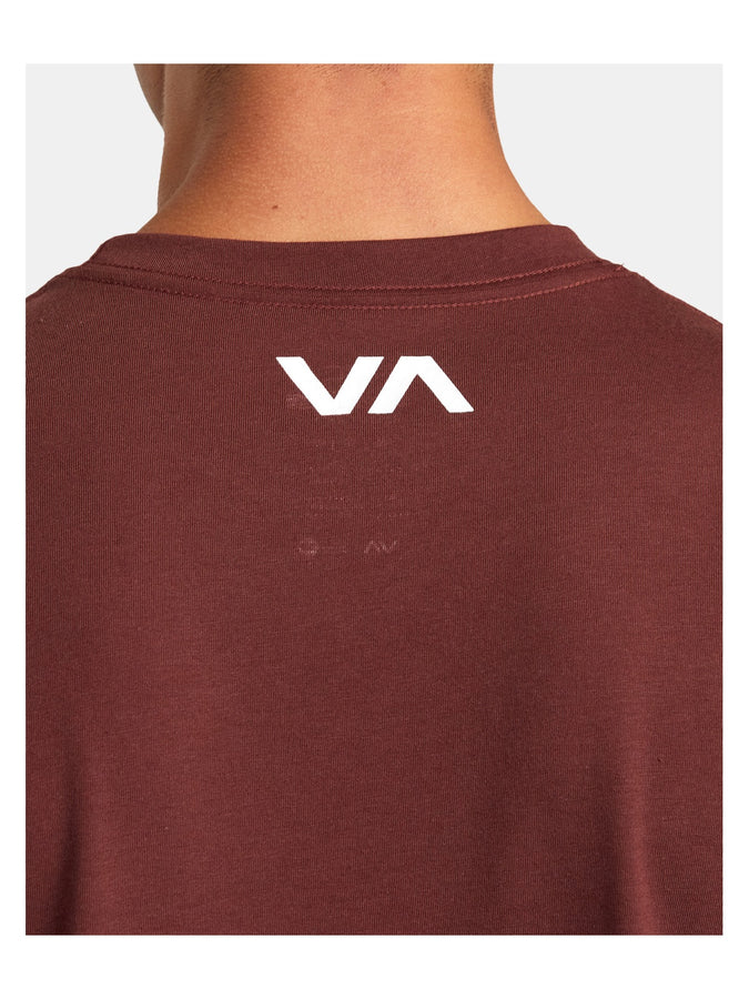 T-Shirt RVCA Va Rvca Blur Ss brązowy