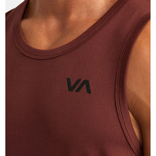 Top RVCA Sport Vent Sl brązowy - Adventure Sports
