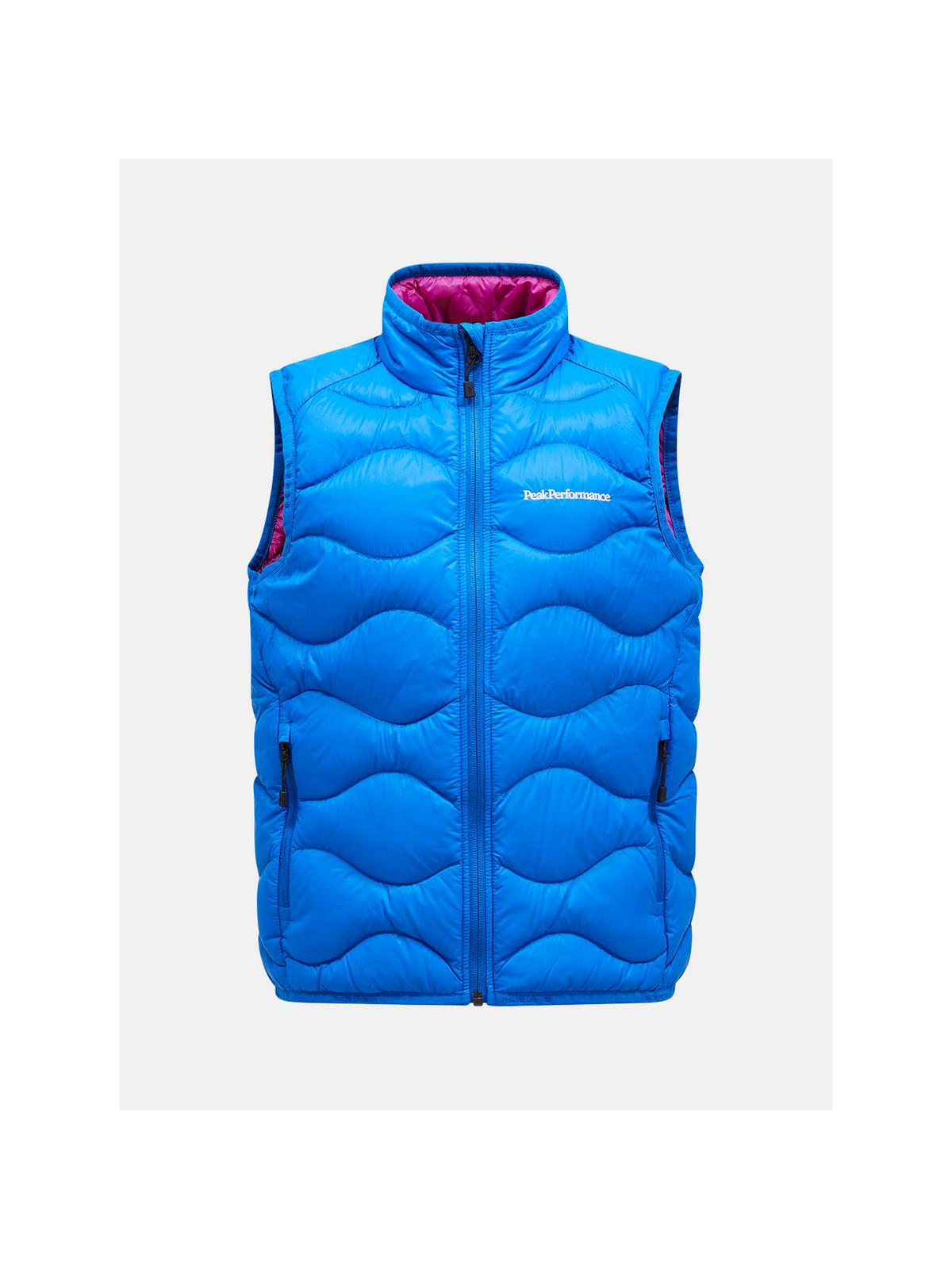 Kamizelka puchowa Peak Performance Jr Helium Down Vest niebieski